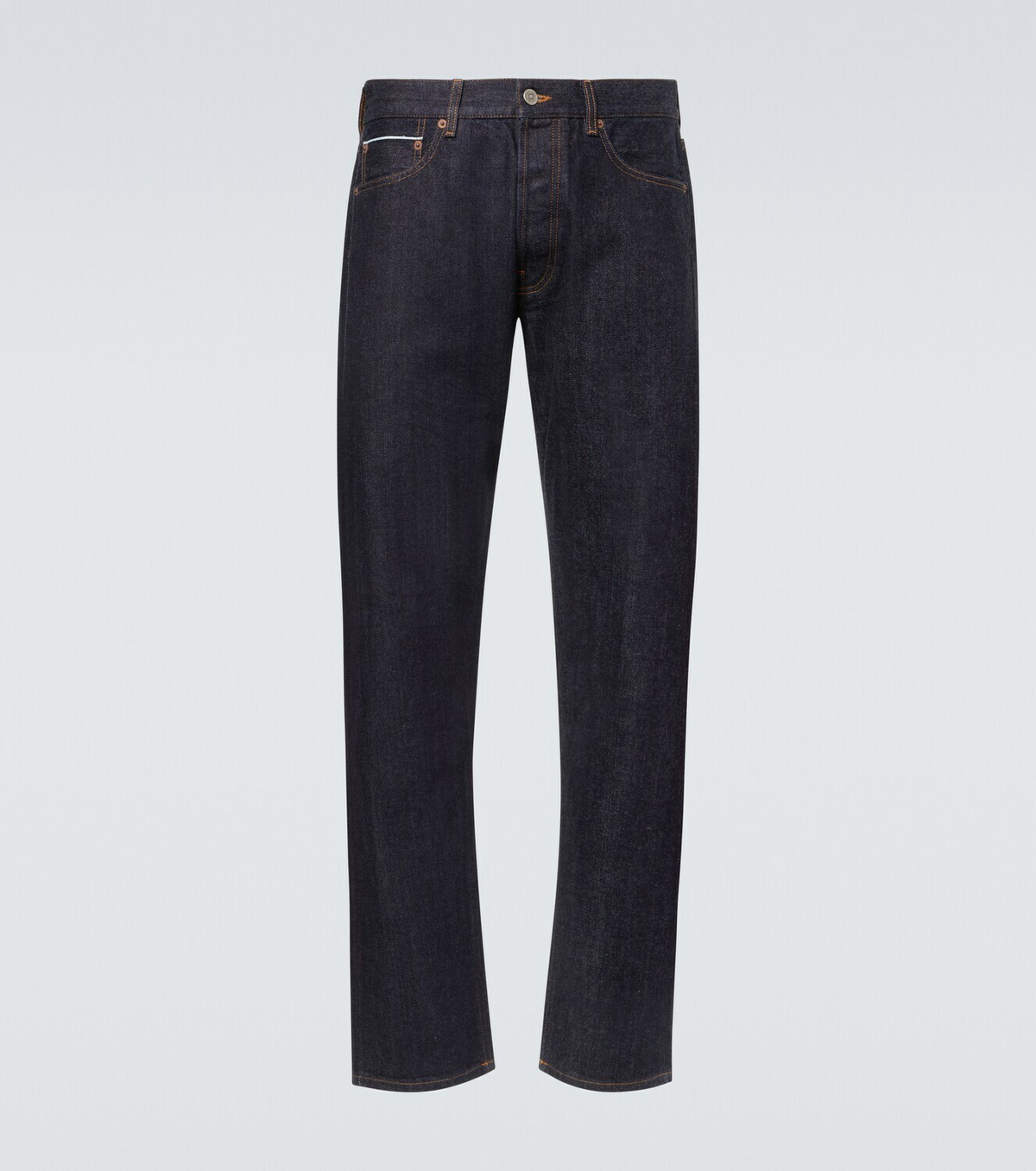 Thom Sweeney Mid-rise straight jeans