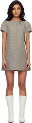 Courrèges Gray Heritage Houndstooth Minidress