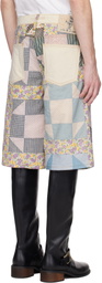 COÛT DE LA LIBERTÉ Multicolor Zander Quilt Toppers Baggy Shorts