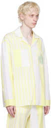 Maison Kitsuné Yellow & White Hotel Olympia Edition Shirt