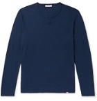 Orlebar Brown - Ackley Garment-Dyed Slub Cotton-Jersey T-Shirt - Blue