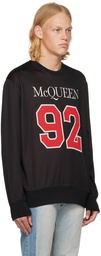 Alexander McQueen Black Sport Sweatshirt