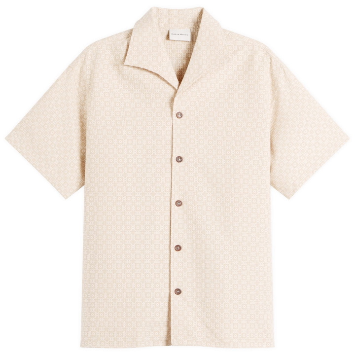 Photo: Drôle de Monsieur Men's Graphic Shirt in Dark Sand