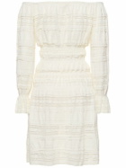 DESIGNERS REMIX Avery Off-the-shoulder Lace Midi Dress