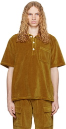 OAS Yellow Girona Velour Polo