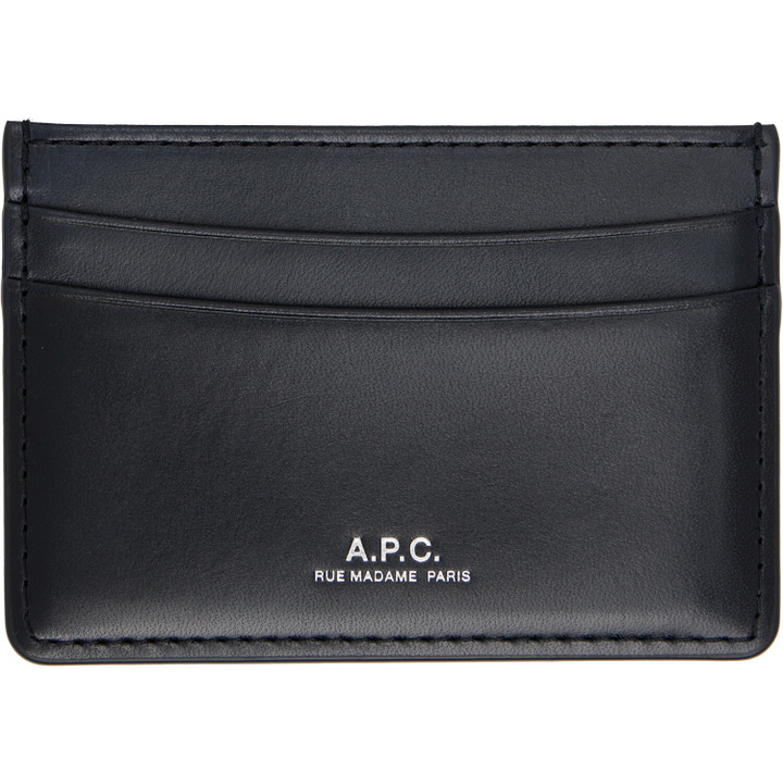Photo: A.P.C. Navy André Card Holder