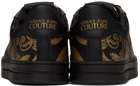 Versace Jeans Couture Black Baroque Court 88 Sneakers