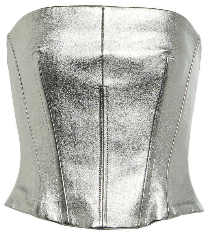 Photo: Stouls Leather bustier top