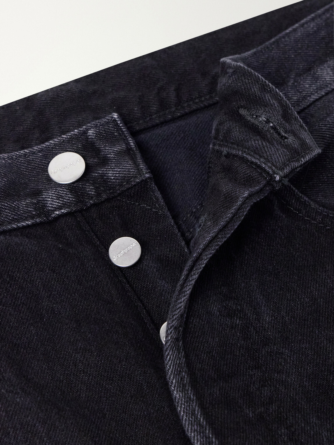 Graphpaper - Selvage Tapered Jeans - Black