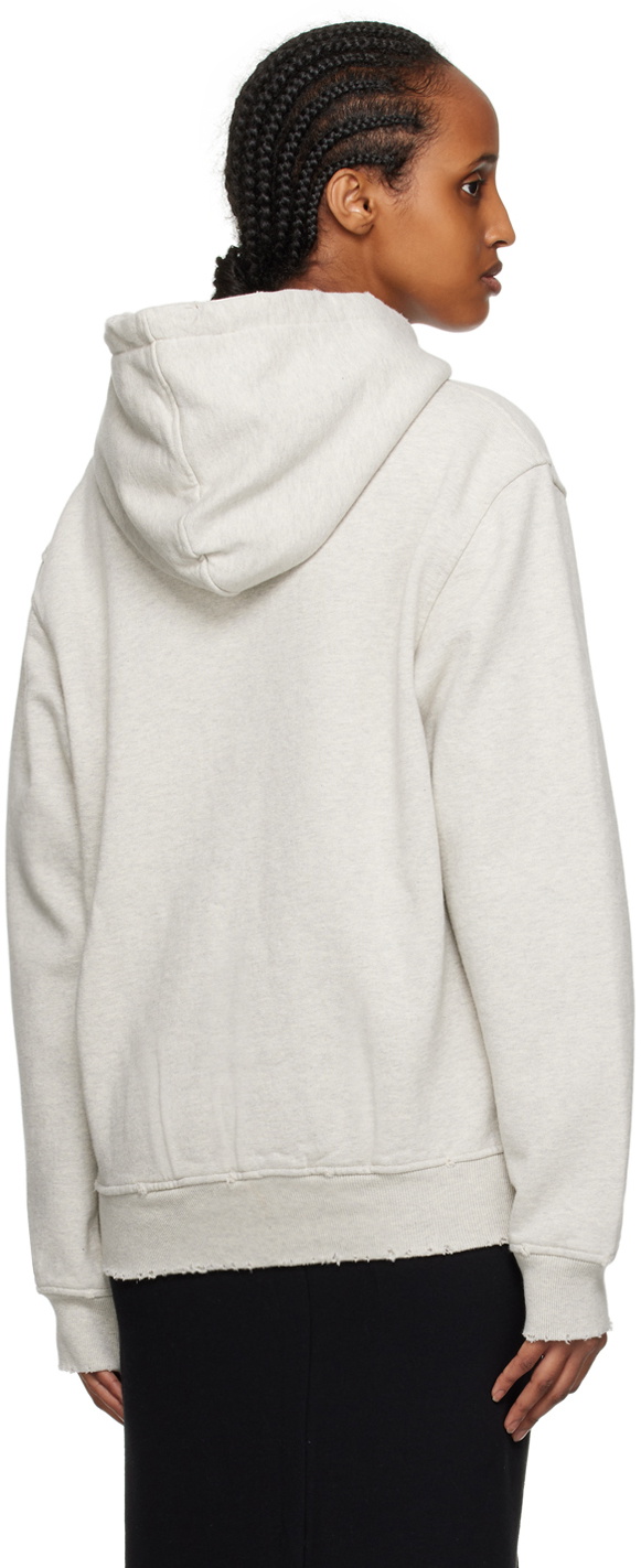 Han Kjobenhavn Gray Distressed Hoodie