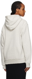 Han Kjobenhavn Gray Distressed Hoodie