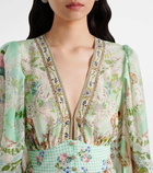 Camilla Crystal-embellished silk maxi dress