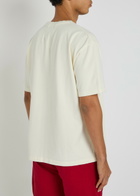 Rhude Virgin Islands Script Printed Cotton T-shirt White