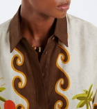 Alémais Island Cove linen shirt