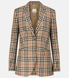 Burberry - Vintage Check wool blazer