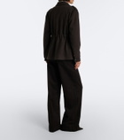Vince Cotton twill wide-leg pants