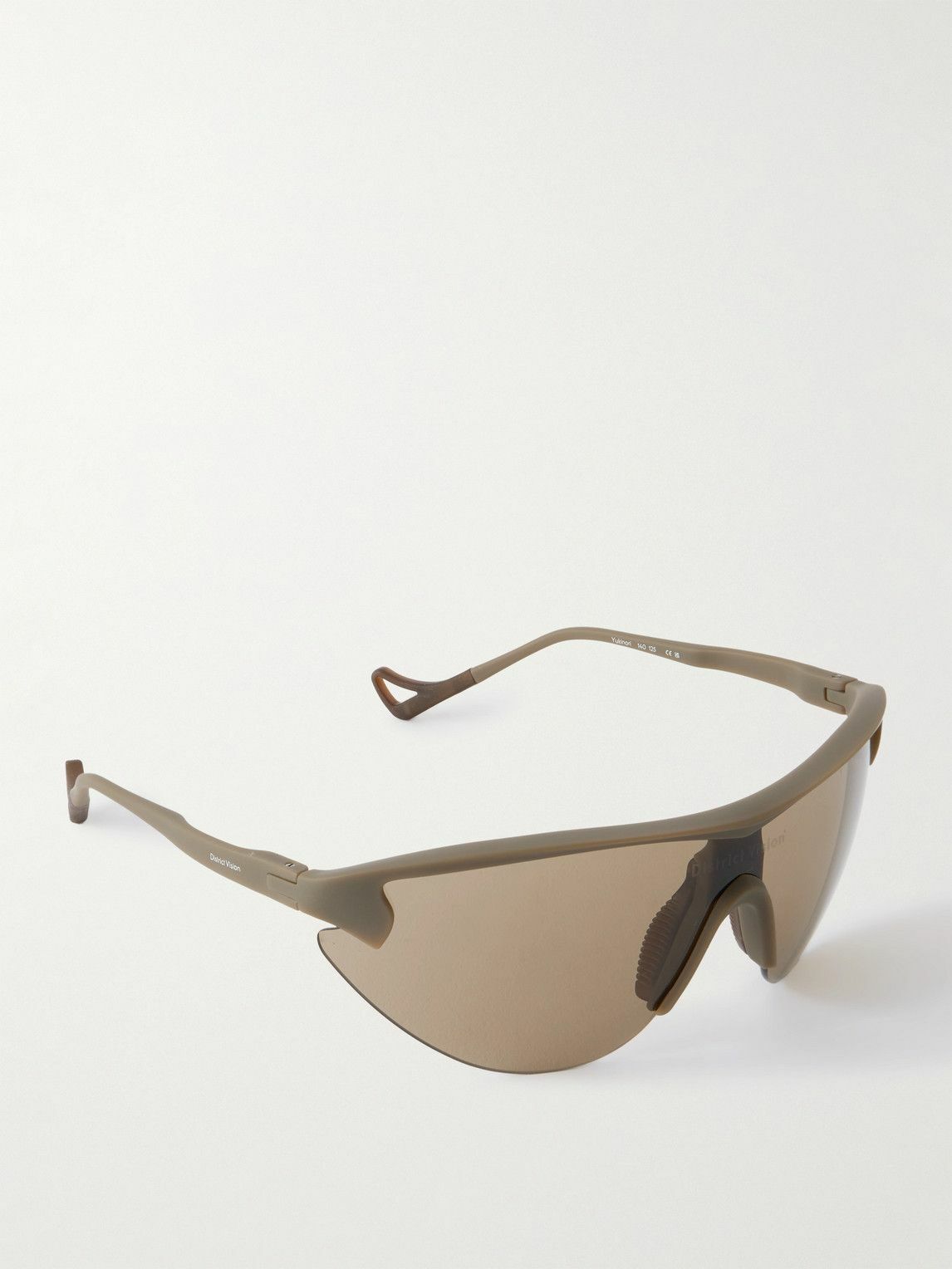 DISTRICT VISION - Yukinori Range Finder D-Frame Acetate Wrap-Around Sunglasses