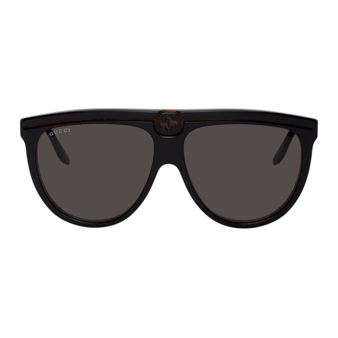 Photo: Gucci Black and Tortoiseshell GG0732S Sunglasses