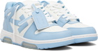 Off-White White & Blue Out Of Office Sneakers