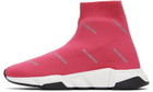 Balenciaga Kids Kids Pink Speed Sneakers