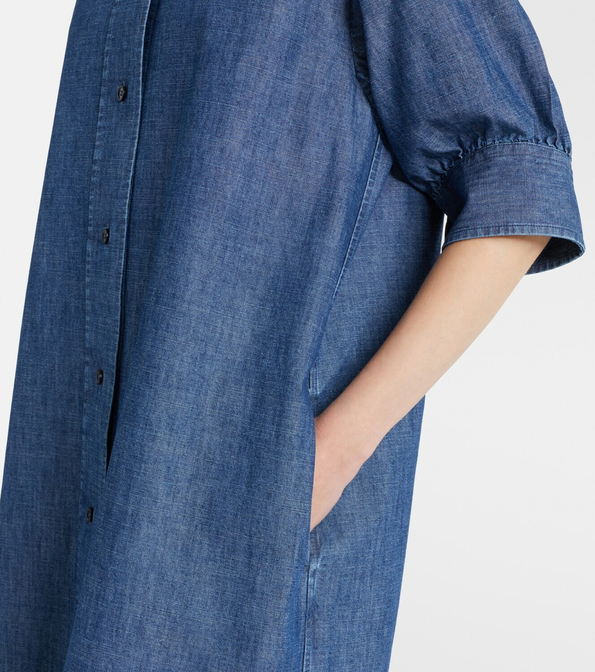 Jil Sander Cotton chambray shirt dress
