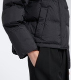 Yves Salomon Doudoune shearling-trimmed down jacket