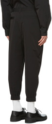 AMI Alexandre Mattiussi Black Elasticized Pants