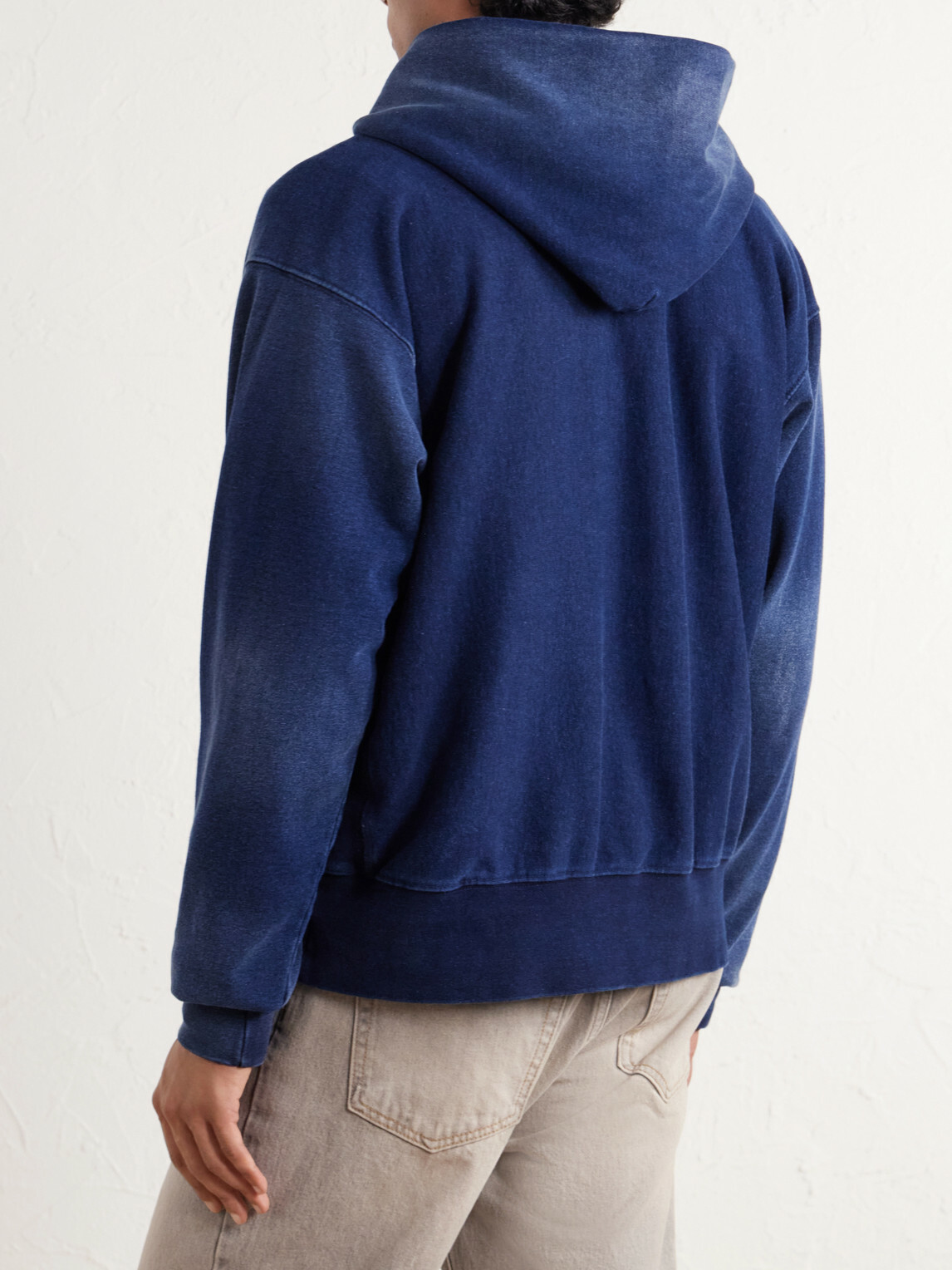 Les Tien - Cotton-Jersey Hoodie - Blue