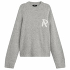 Represent Men's Logo Knit Jumper in Grey