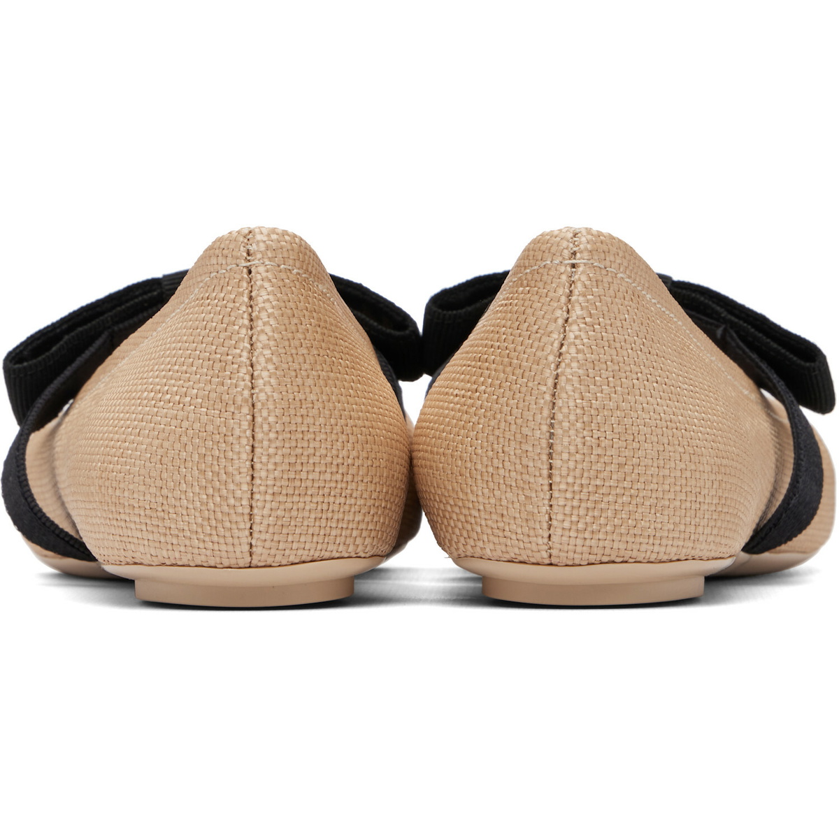 Gianvito Rossi Beige Minou Ballerina Flats