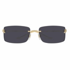 Cartier Eyewear Ct0503s-001 Gold-gold-grey