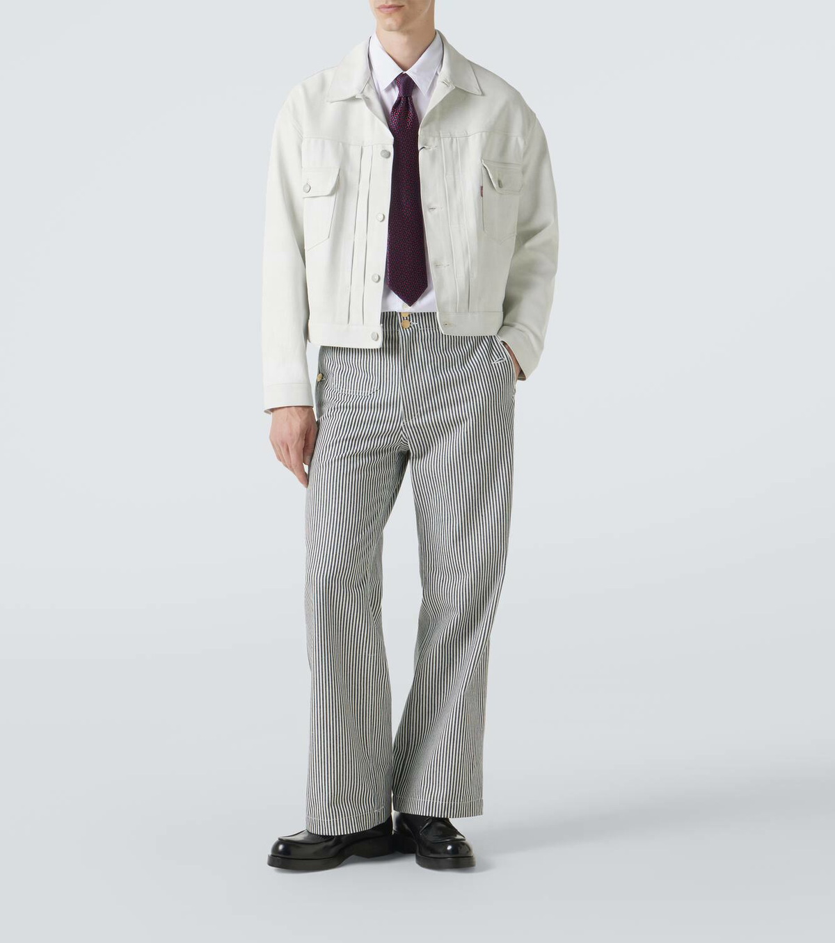 Junya Watanabe x Carhartt striped cotton straight pants Junya Watanabe