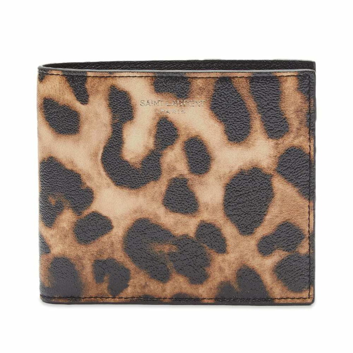 Photo: Saint Laurent Men's Billfold Wallet in Leopard