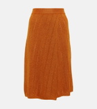 Dodo Bar Or Metallic knit midi skirt