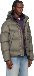 Parajumpers Gray Cloud Hooded Down Jacket