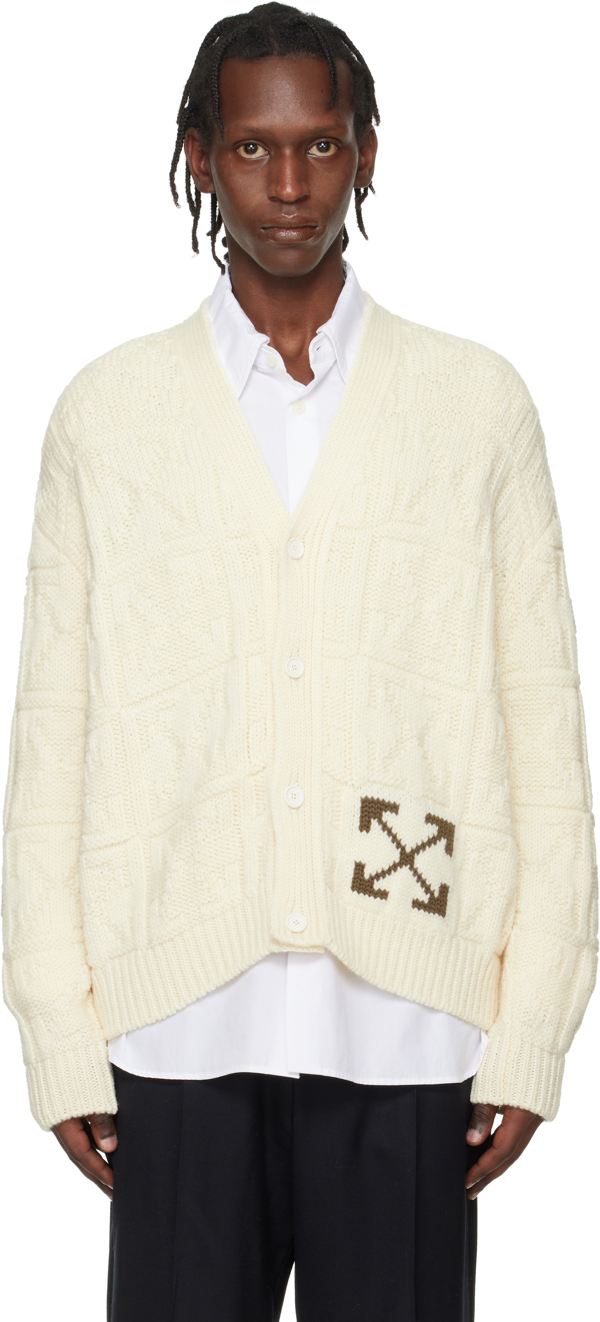 Off-White Black Pascal Tool Sweater Off-White