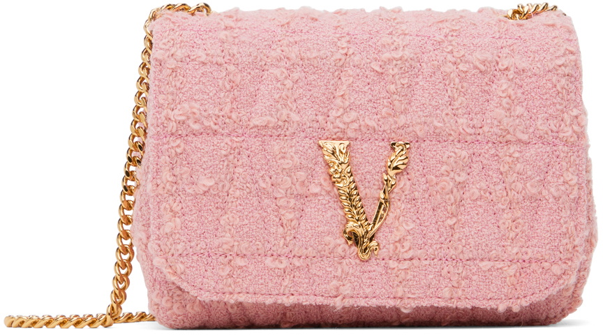 Photo: Versace Pink Fabric Bag