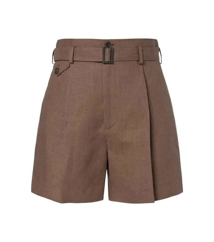 Photo: Ralph Lauren Collection Denise belted linen shorts