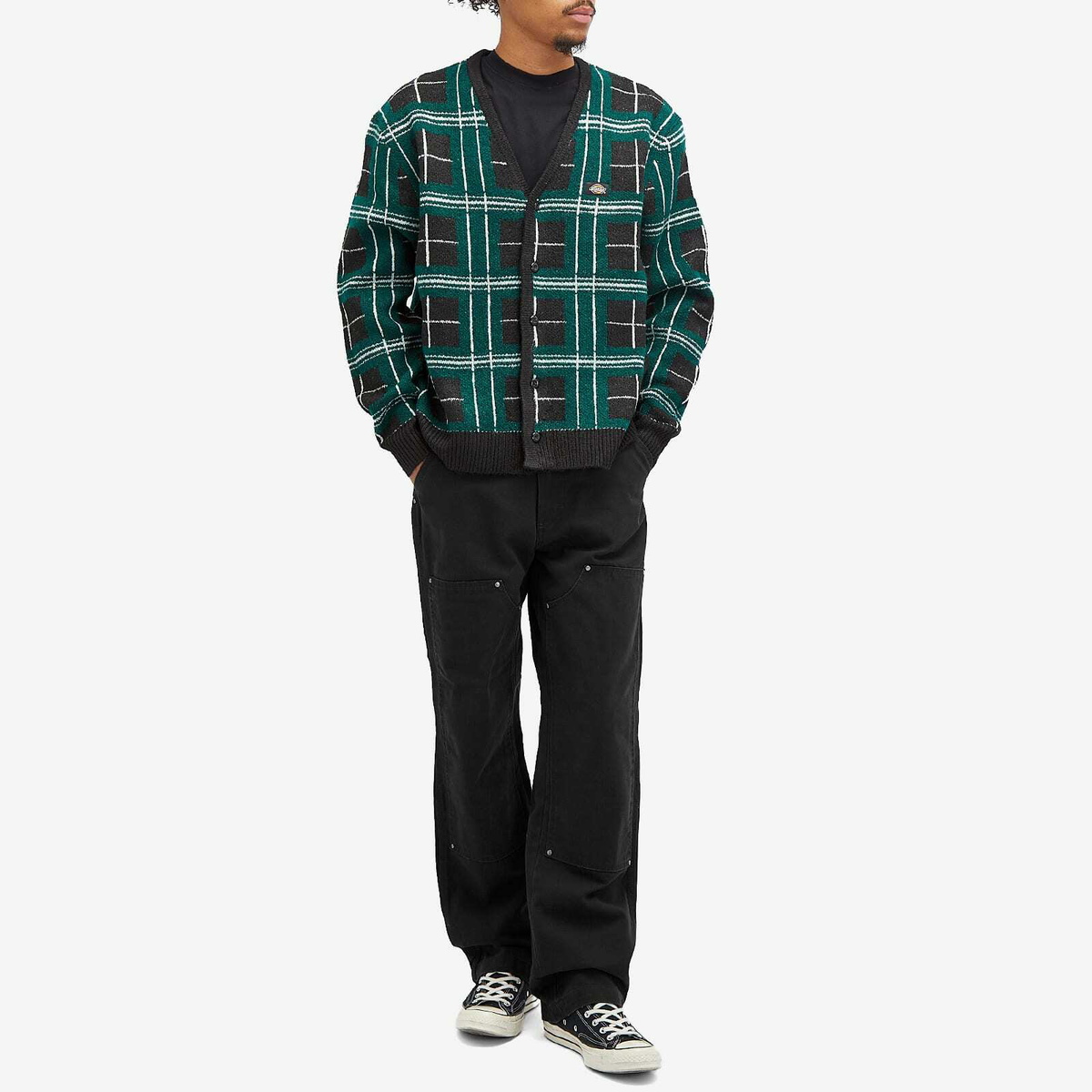 Dickies Men's Stevensville Cardigan in Black