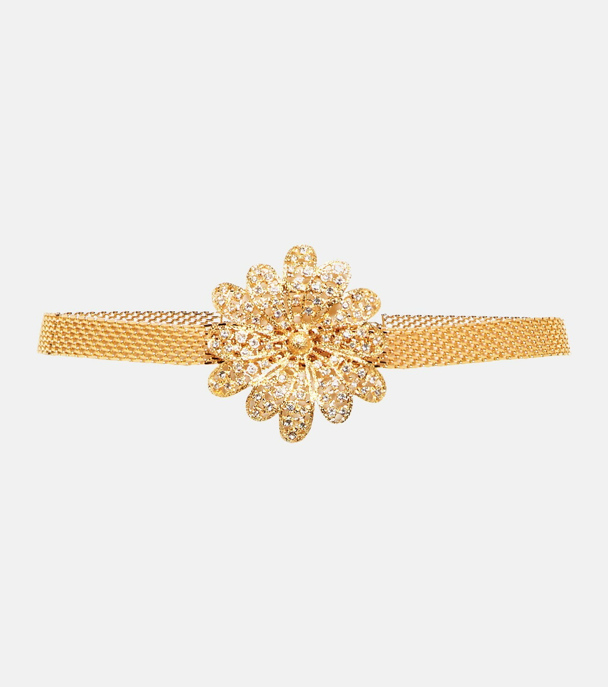 Alessandra Rich Embellished brass belt Alessandra Rich