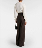 The Mannei Jafr high-rise wool wide-leg pants