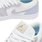 Air Jordan 1 Low FW in Grey/White/University Blue