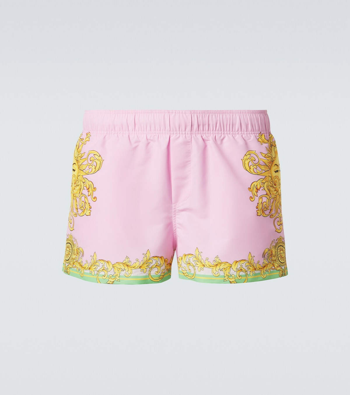 Versace Printed swim trunks