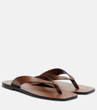 A.Emery Kinto leather thong sandals