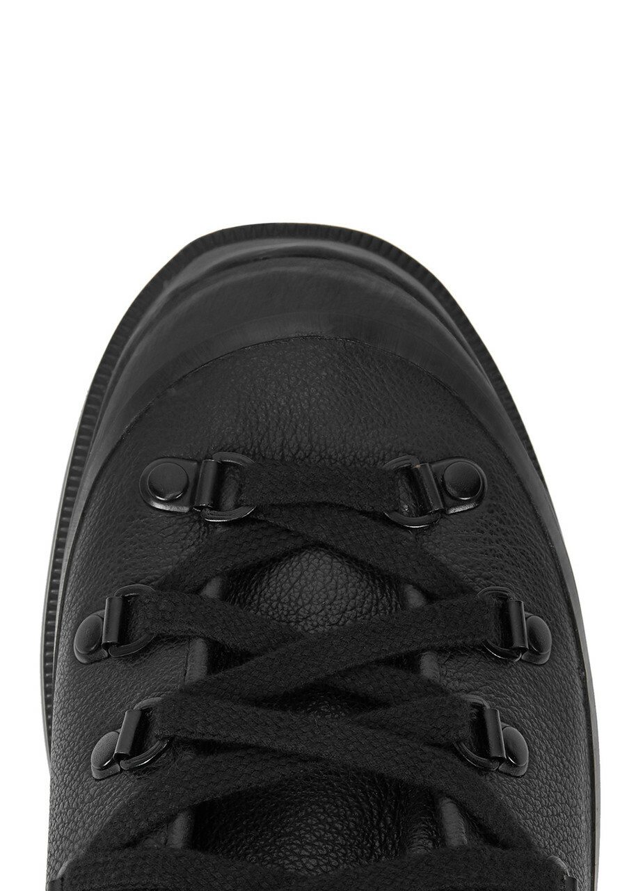 Canada Goose Journey Leather Ankle Boots Black