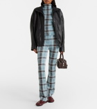 Acne Studios Checked wool-blend slim pants