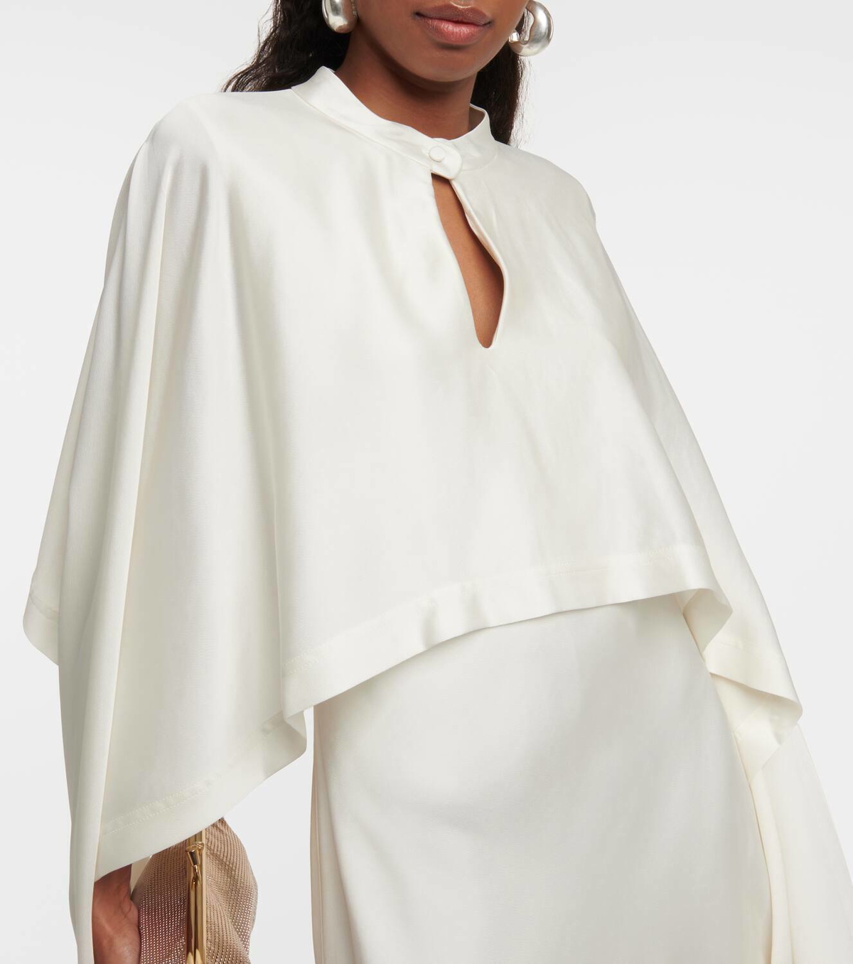 Simkhai Bridal Amory caped gown Simkhai