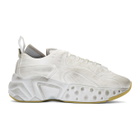 Acne Studios White Tumbled Rockaway Sneakers