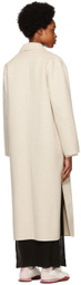 by Malene Birger Off-White Ayvian Double-Breasted Coat