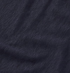 Loro Piana - Linen-Jersey Polo Shirt - Navy